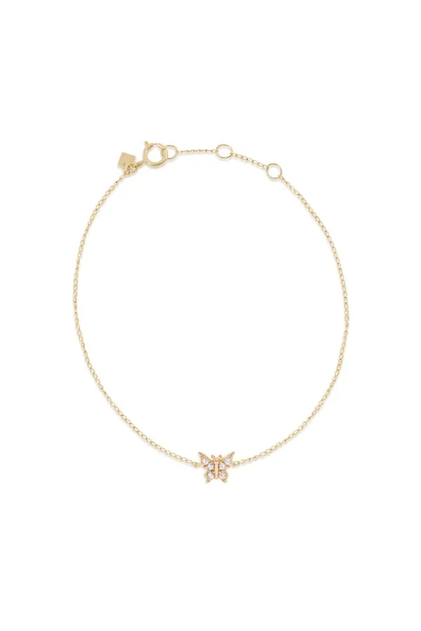 14kt Gold Fly With Me Bracelet