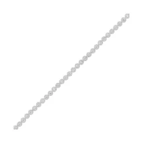 14KT WHITE GOLD DIAMOND (5CTW) BRACELET