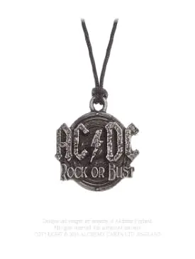 ACDC Rock Or Bust Pendant