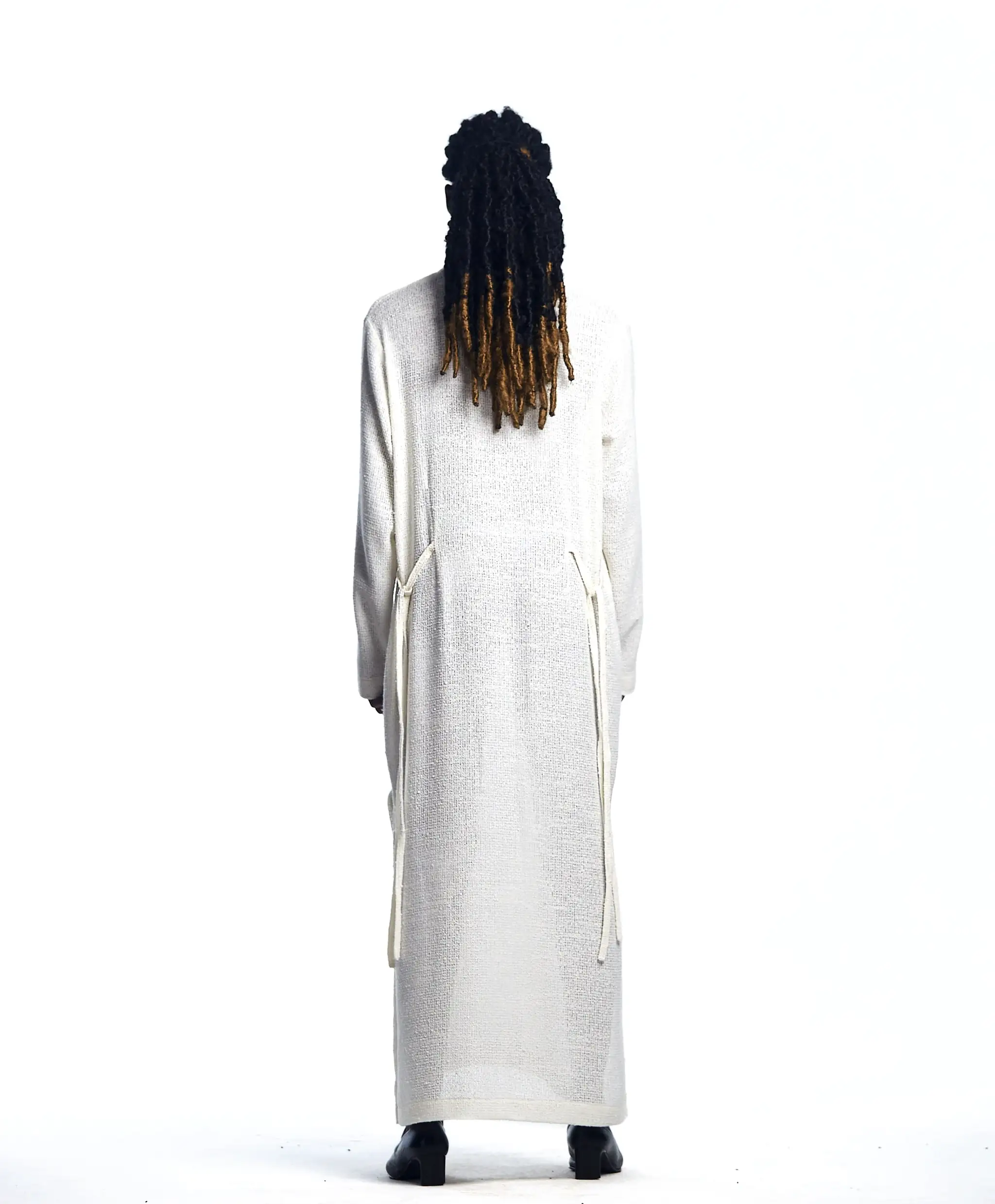 AJABENG Yaa Yaa Cotton-Knit String Swing Kaftan