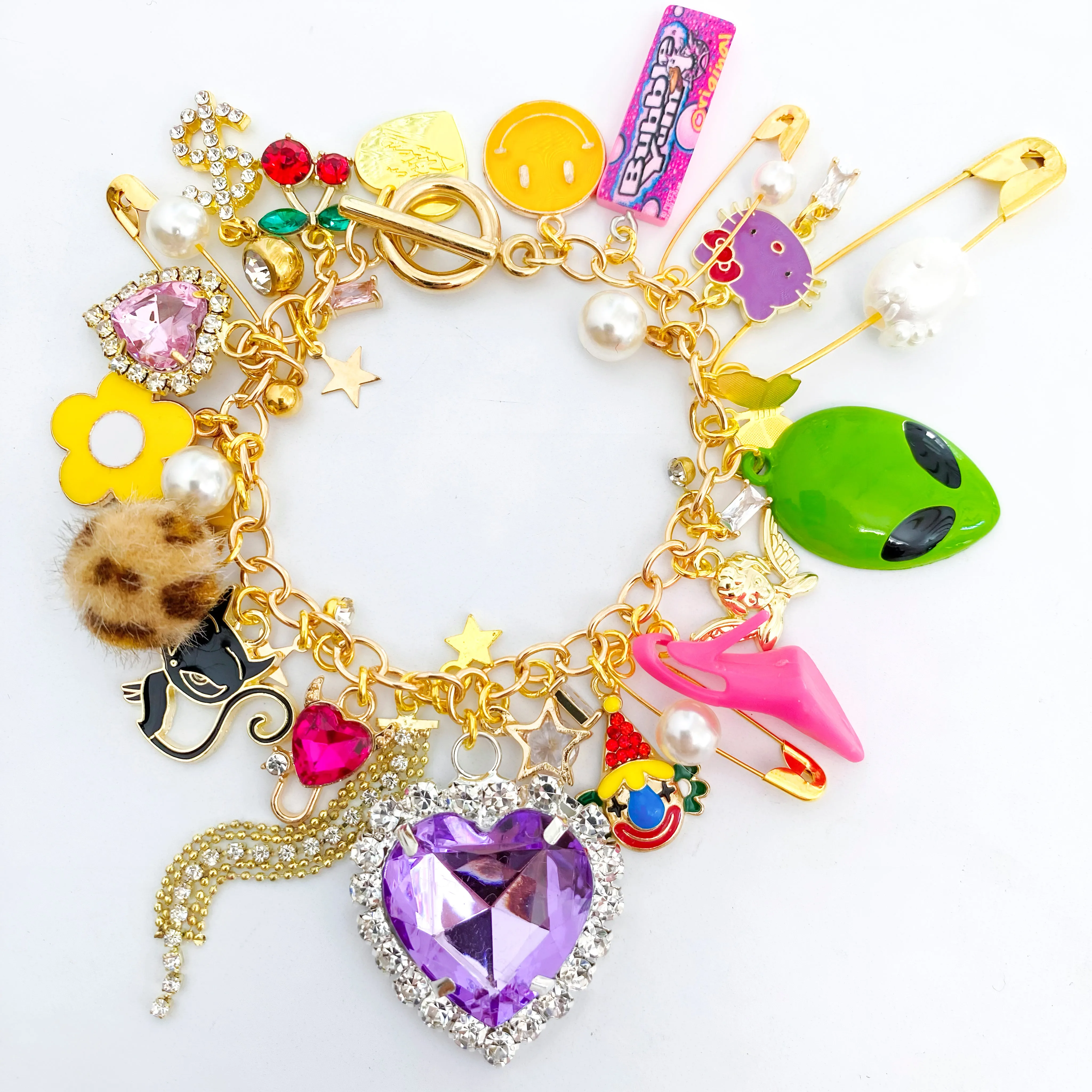 Alien Barbie Charm Bracelet