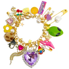 Alien Barbie Charm Bracelet