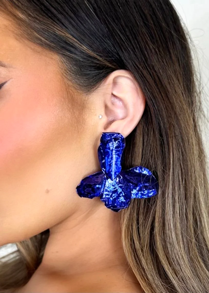 Always And Forever Earrings Royal Blue