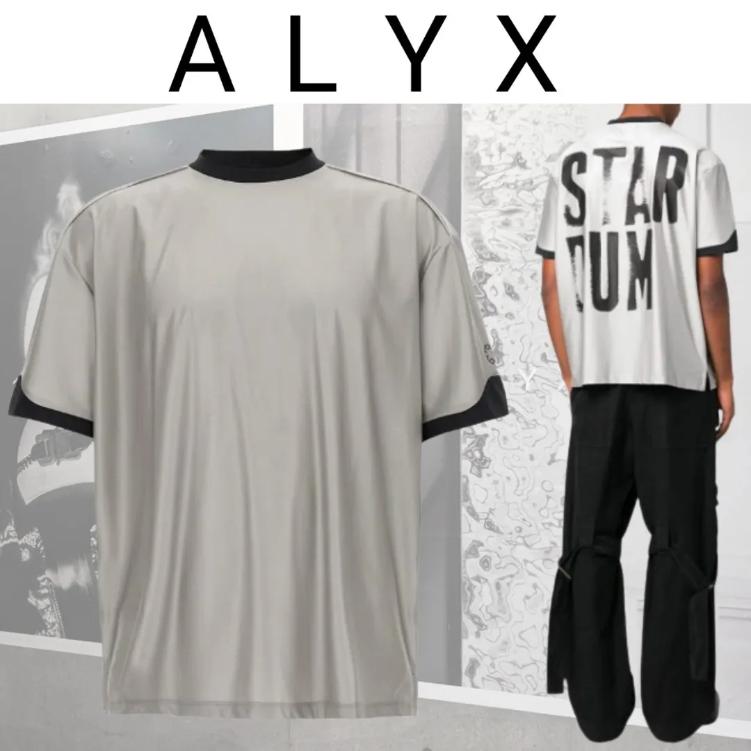 ALYX  |Crew Neck Unisex Blended Fabrics Street Style Plain