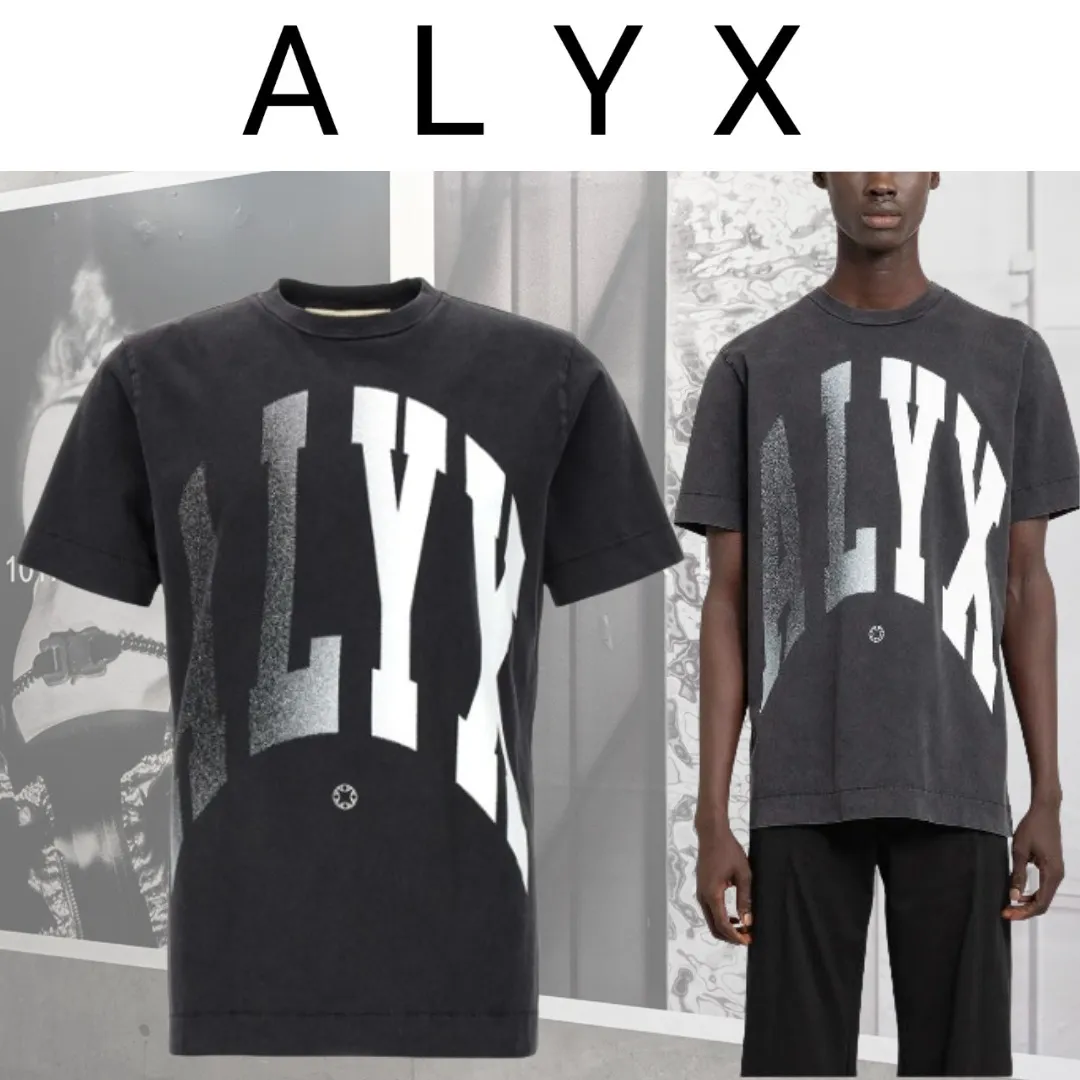 ALYX  |Crew Neck Unisex Street Style Plain Cotton Short Sleeves