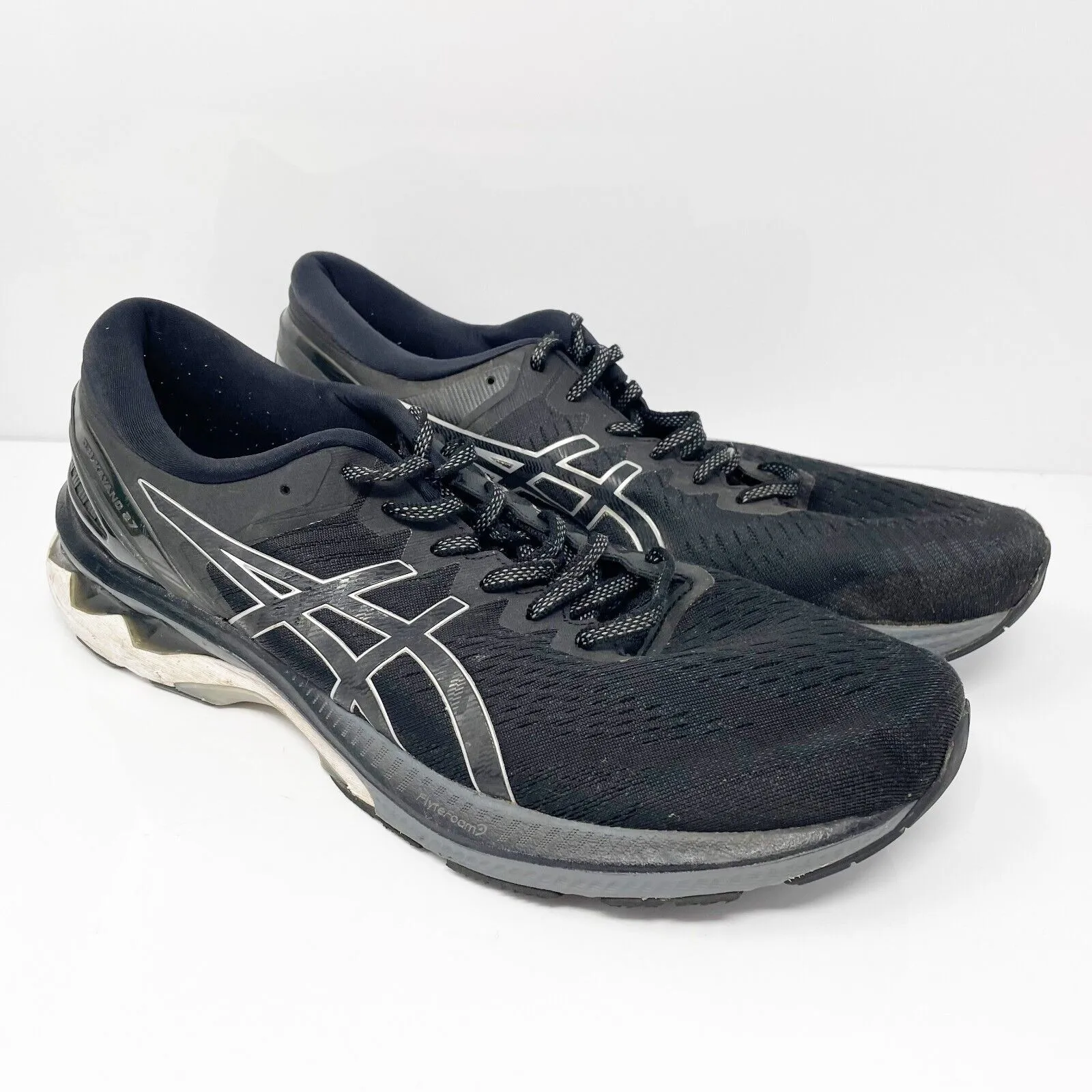 Asics Mens Gel Kayano 27 1011A767 Black Running Shoes Sneakers Size 13