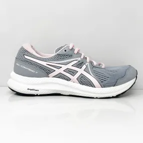 Asics Womens Gel Contend 7 1012A910 Gray Running Shoes Sneakers Size 7 W