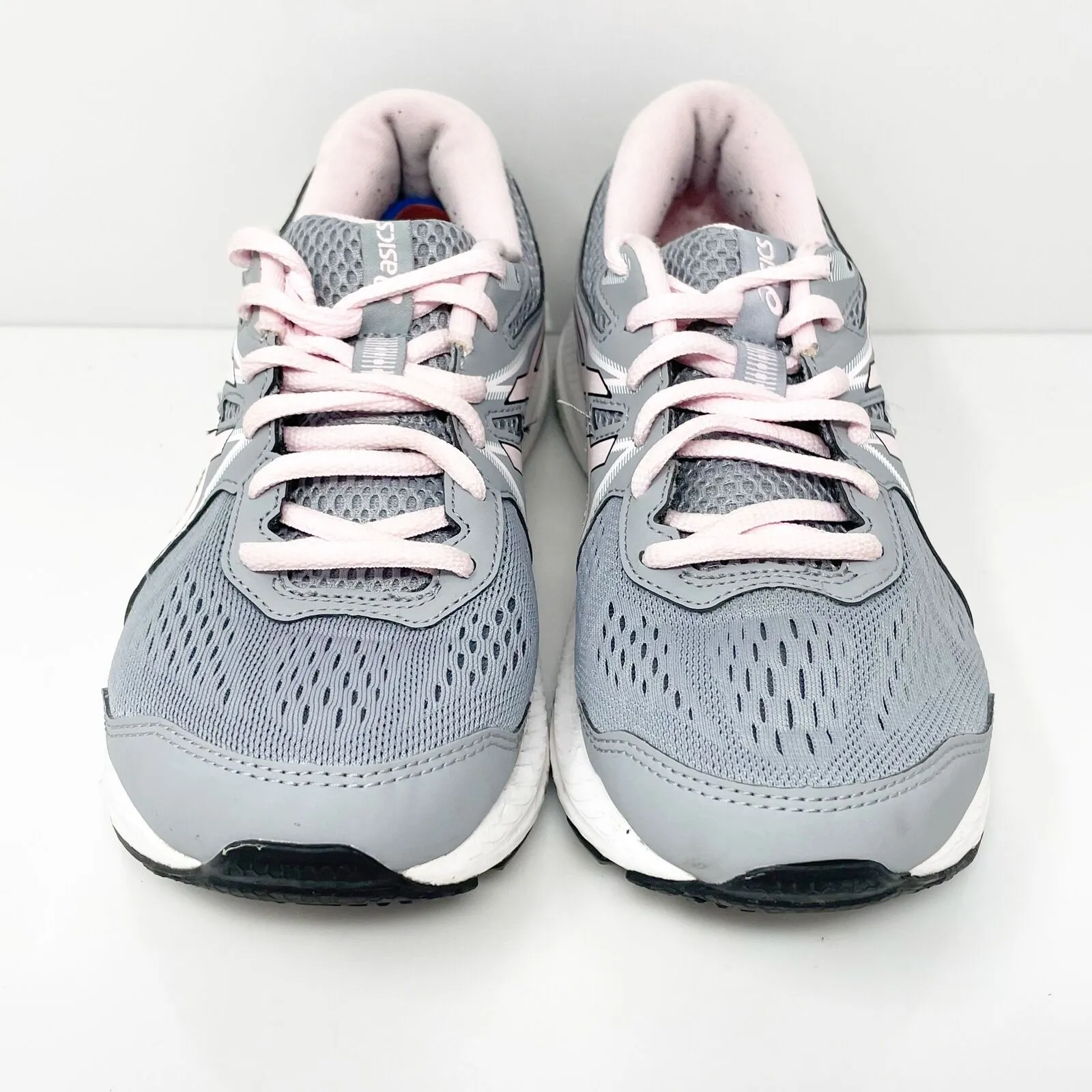 Asics Womens Gel Contend 7 1012A910 Gray Running Shoes Sneakers Size 7 W