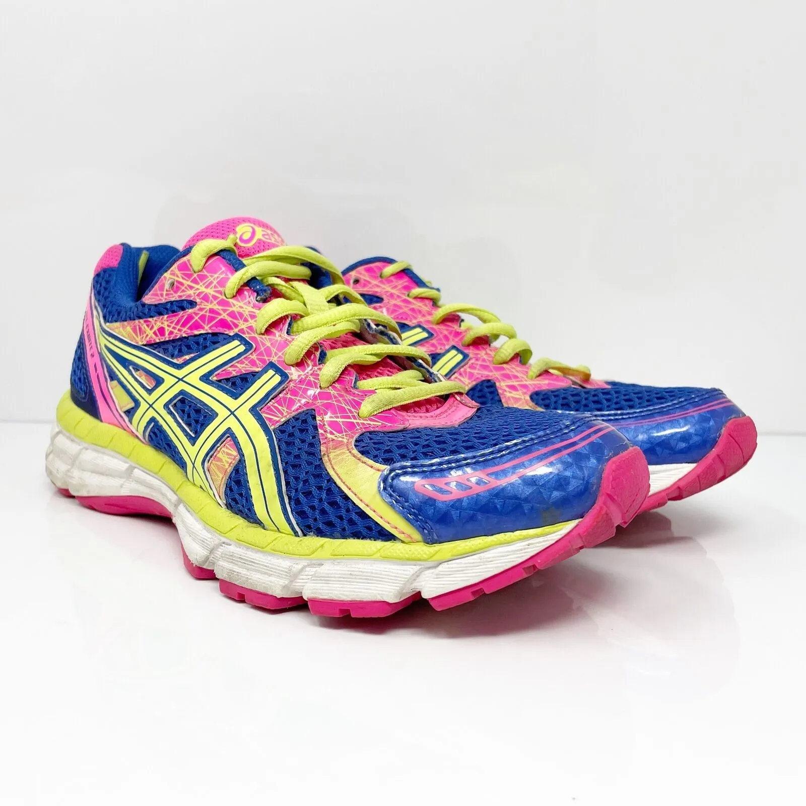 Asics Womens Gel Excite 2 T473N Blue Running Shoes Sneakers Size 7.5