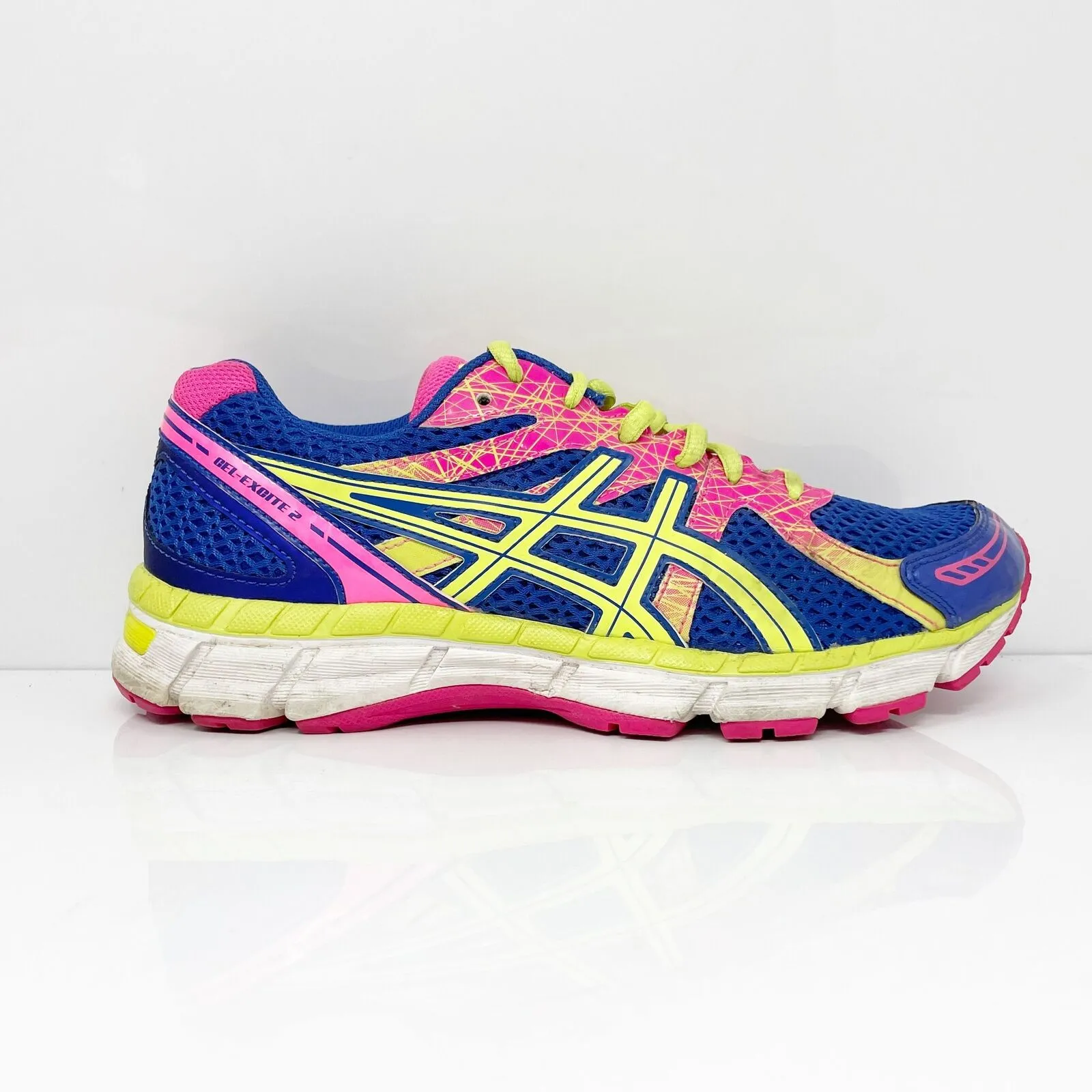 Asics Womens Gel Excite 2 T473N Blue Running Shoes Sneakers Size 7.5