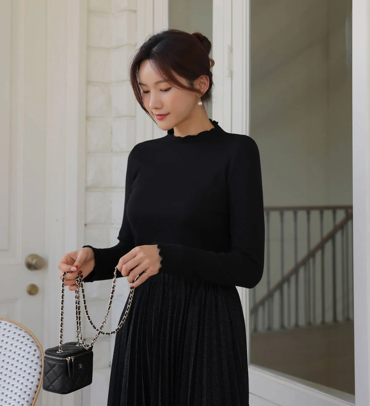 BADDIARY  |Casual Style Long Sleeves Plain Office Style Elegant Style