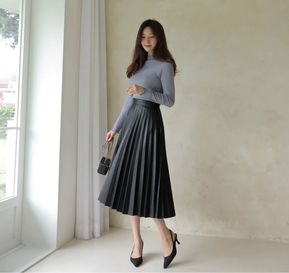 BADDIARY  |Casual Style Long Sleeves Plain Office Style Elegant Style