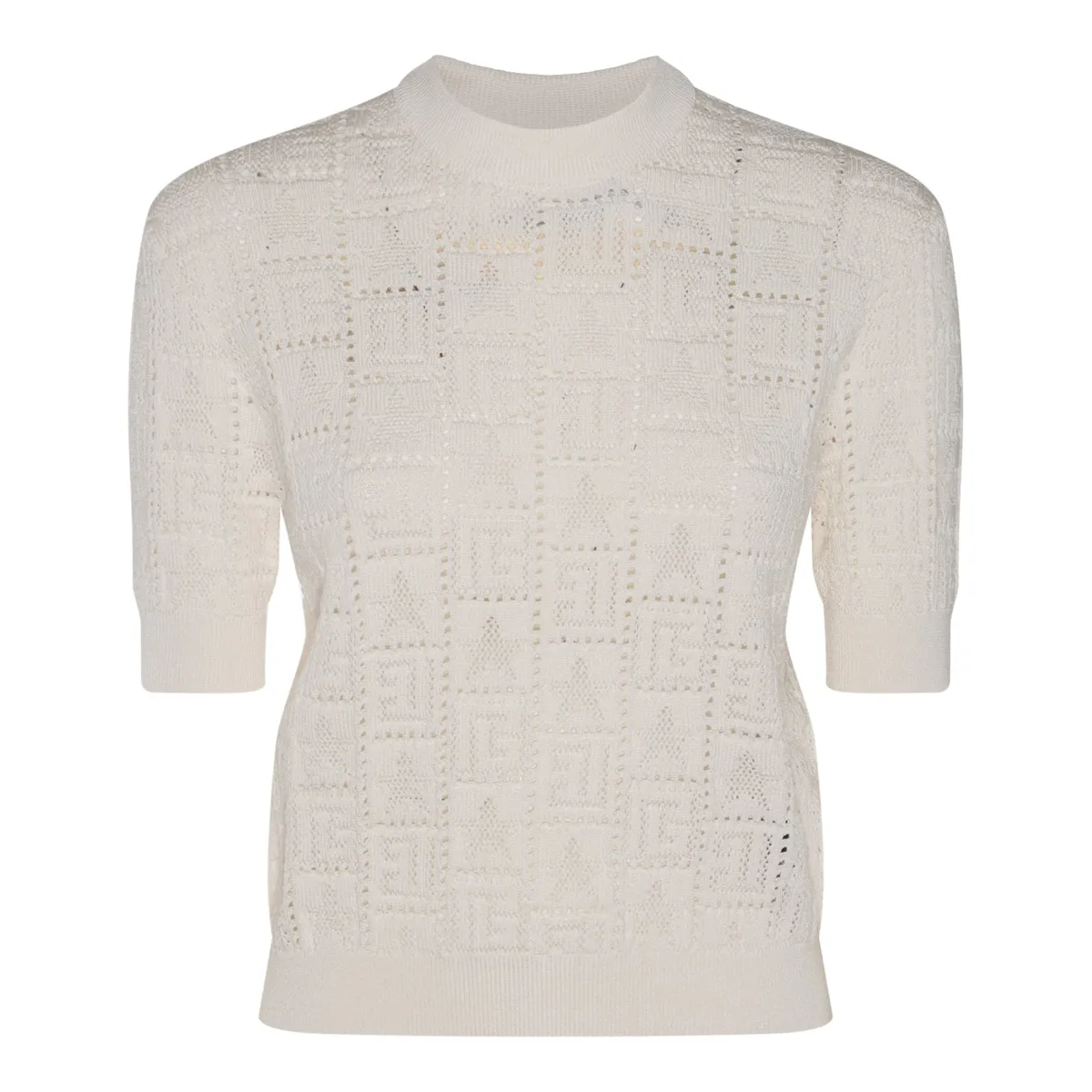 BALMAIN  |Street Style Plain Bridal Logo V-neck & Crew neck