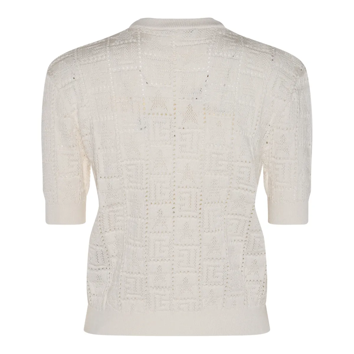 BALMAIN  |Street Style Plain Bridal Logo V-neck & Crew neck