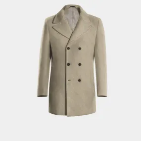 Beige Peacoat