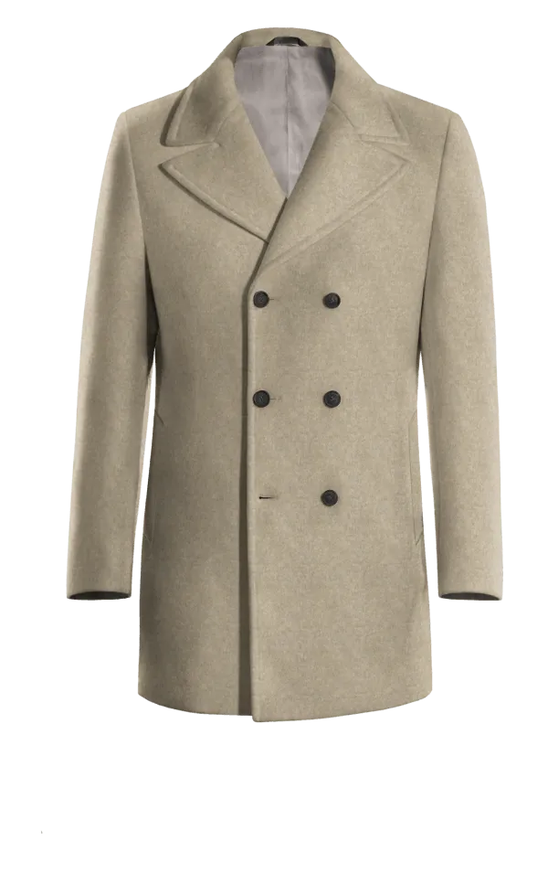 Beige Peacoat