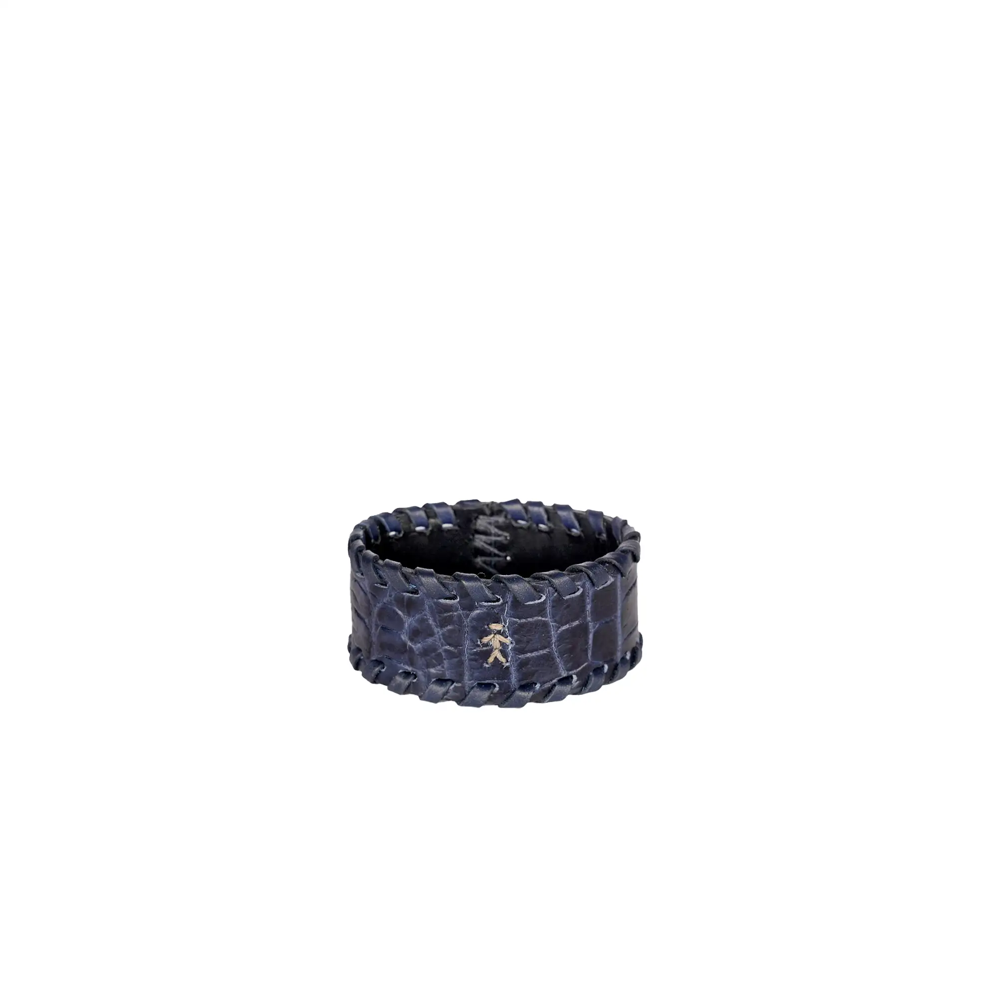 Bracelet Animal Printed Crocodile Deep Blue