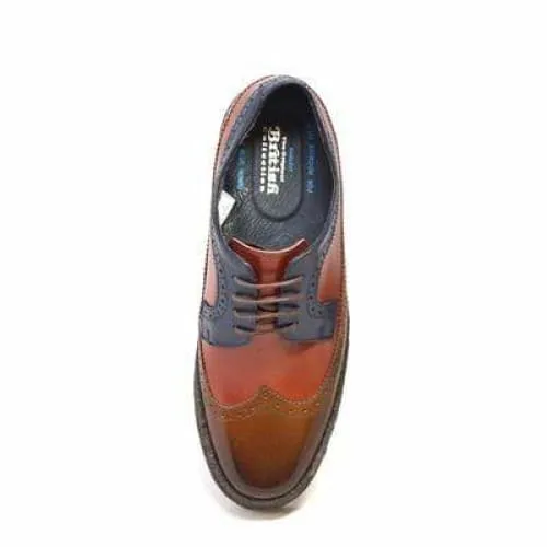 British Walkers Wingtips Men's Three Tone Multi Color Oxfords