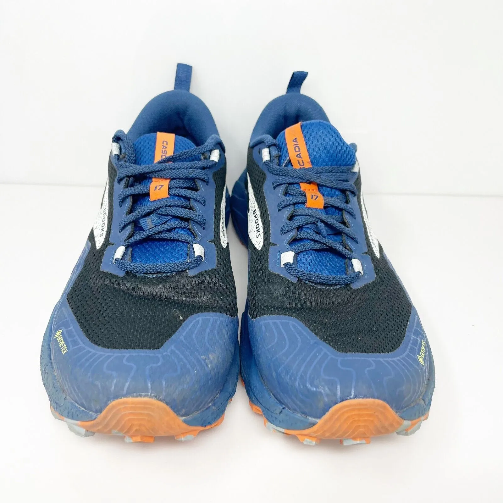 Brooks Mens Cascadia 17 GTX 1104021D062 Blue Running Shoes Sneakers Size 10.5 D