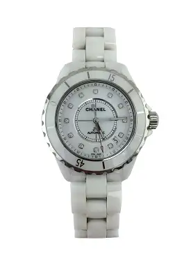 Chanel Ceramic Diamond 38mm J12 Automatic Watch