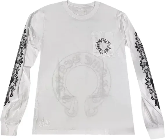 CHROME HEARTS  |Unisex Street Style Bridal Logo T-Shirts