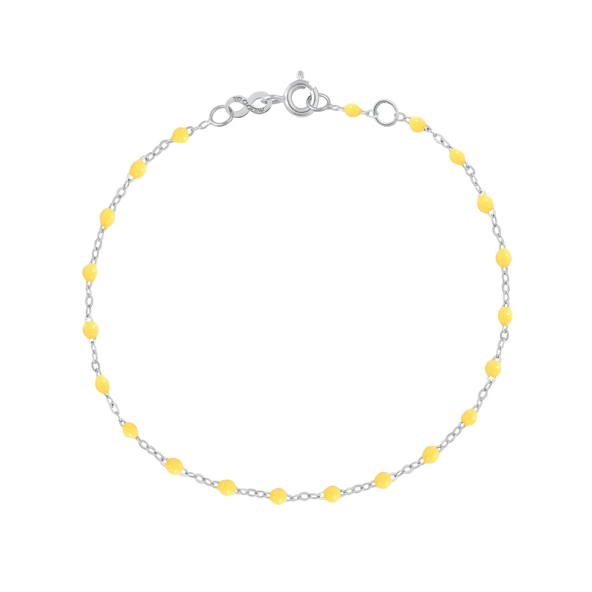 Classic Gigi Lemon bracelet, White Gold, 7.5