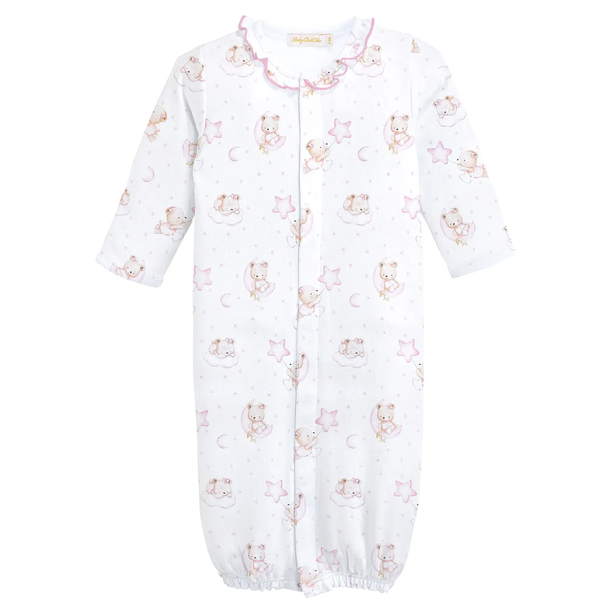 Converter Gown - Sleep Tight Bear - Pink