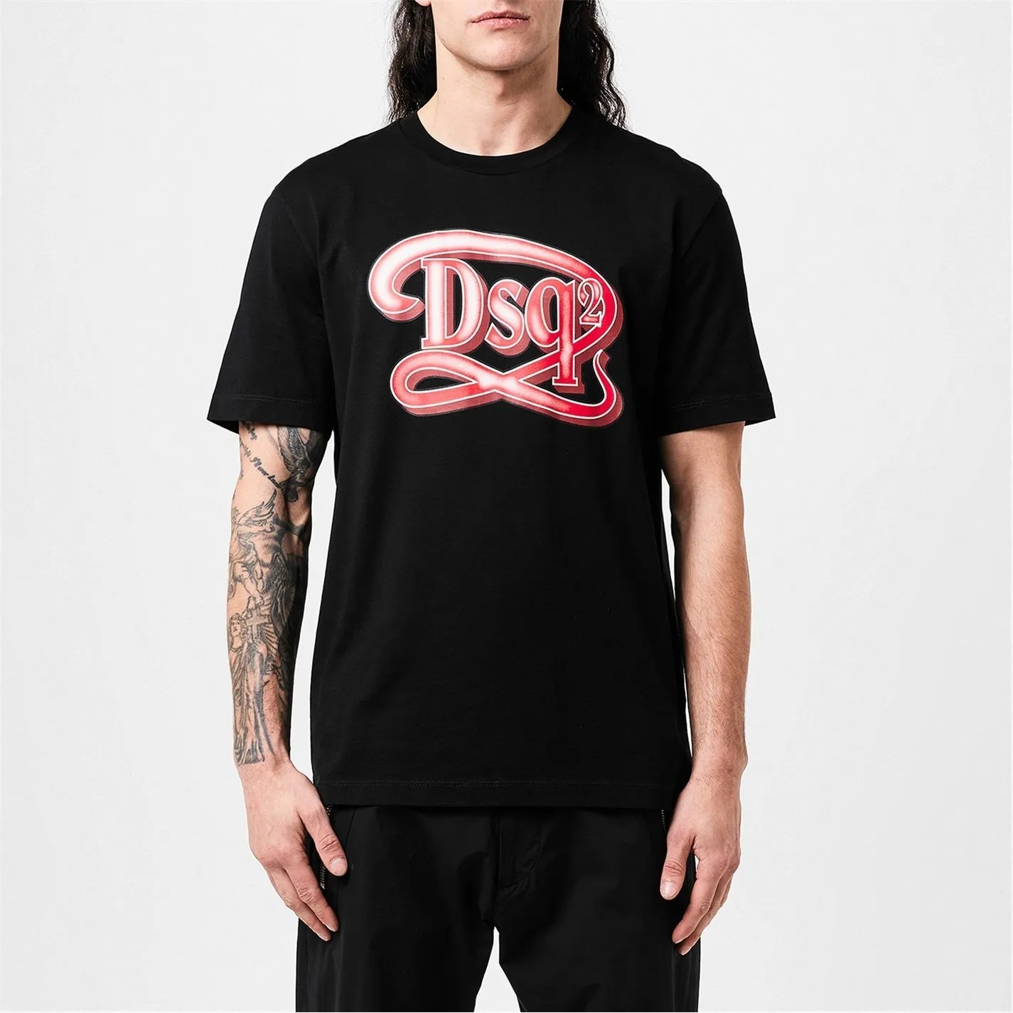 D SQUARED2  |Cotton Short Sleeves Bridal Logo Luxury Outlet T-Shirts