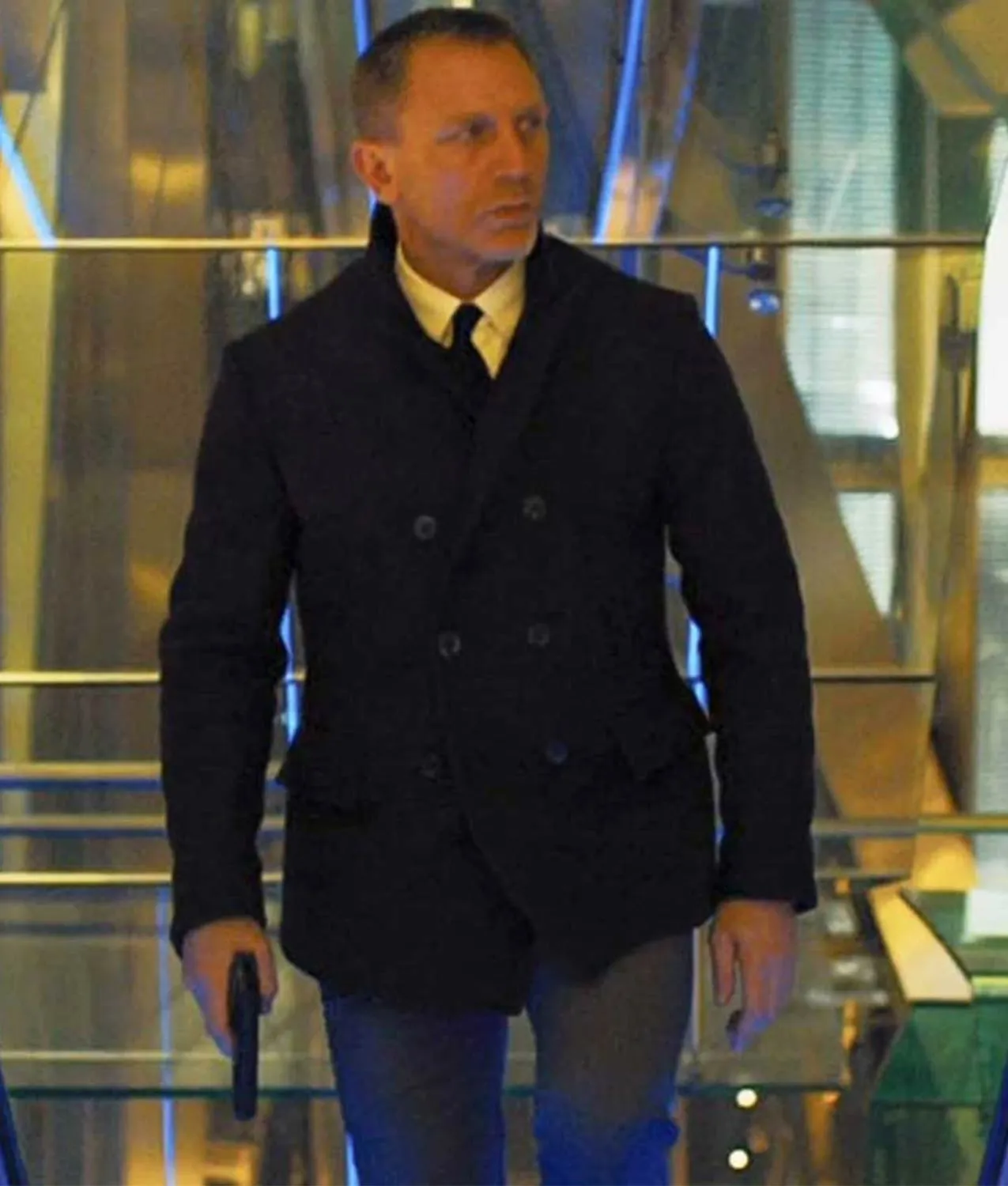 Daniel Craig Peacoat | James Bond Skyfall Peacoat