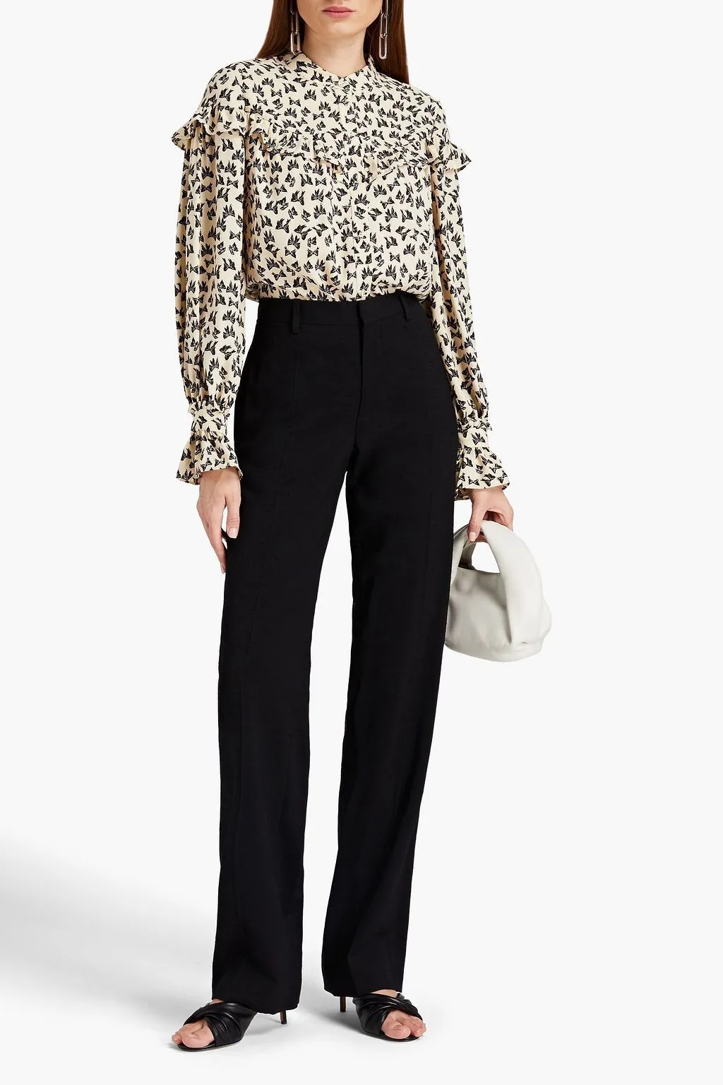 DIANE von FURSTENBERG  |Chiffon Party Style Elegant Style Bridal Shirts & Blouses