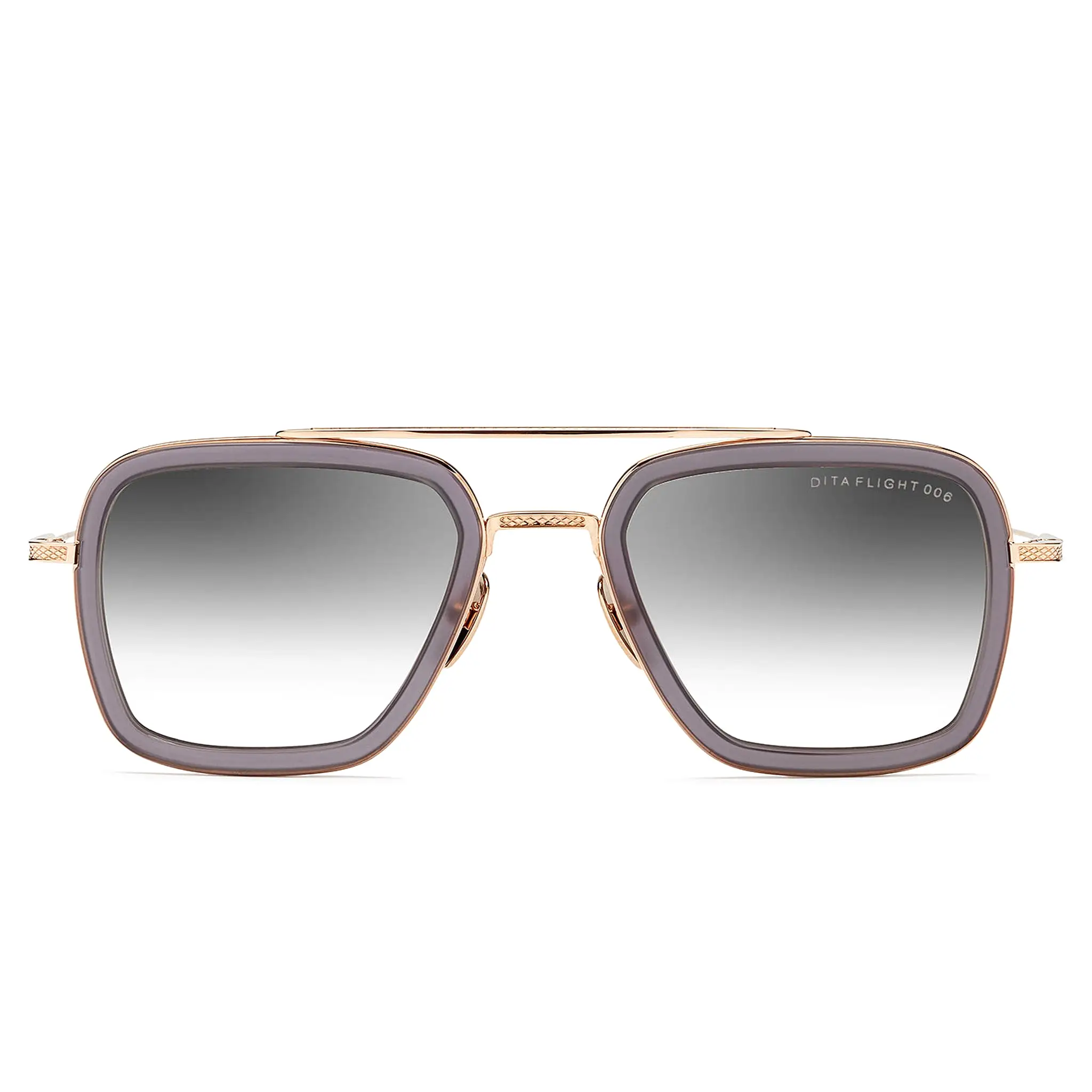 Dita Eyewear 7806 Flight 006 Gold Matte Grey Crystal Sunglasses