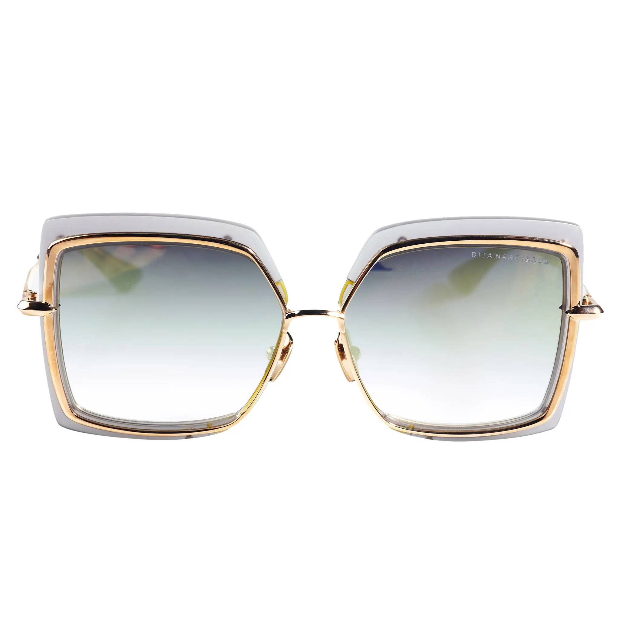 Dita Eyewear Narcissus Crystal Gold Sunglasses