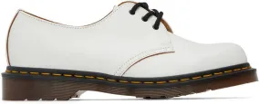 Dr. Martens White 'Made In England' 1461 Vintage Oxfords