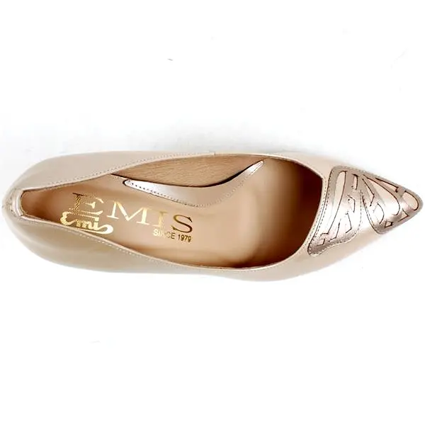 EMIS Champagne Heeled Shoe