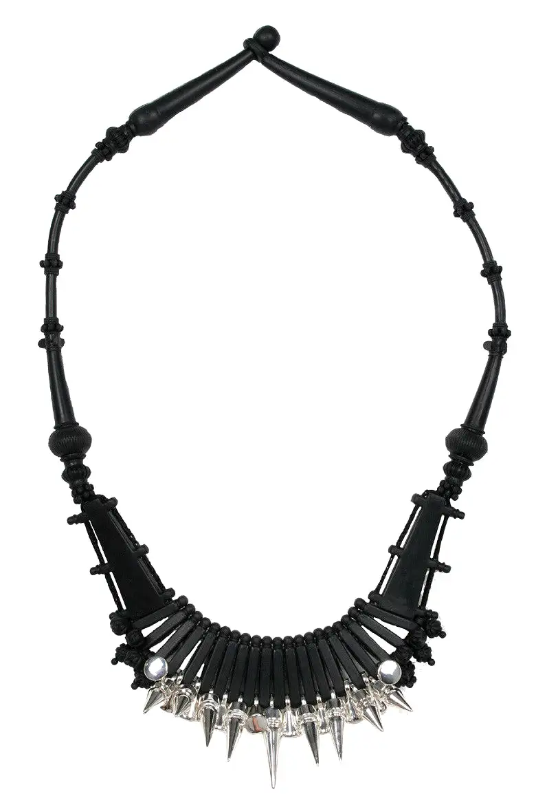 Ethnic Necklace, Black