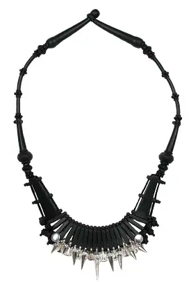 Ethnic Necklace, Black