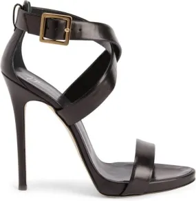 Giuseppe Zanotti Bellis 120mm leather sandals Black