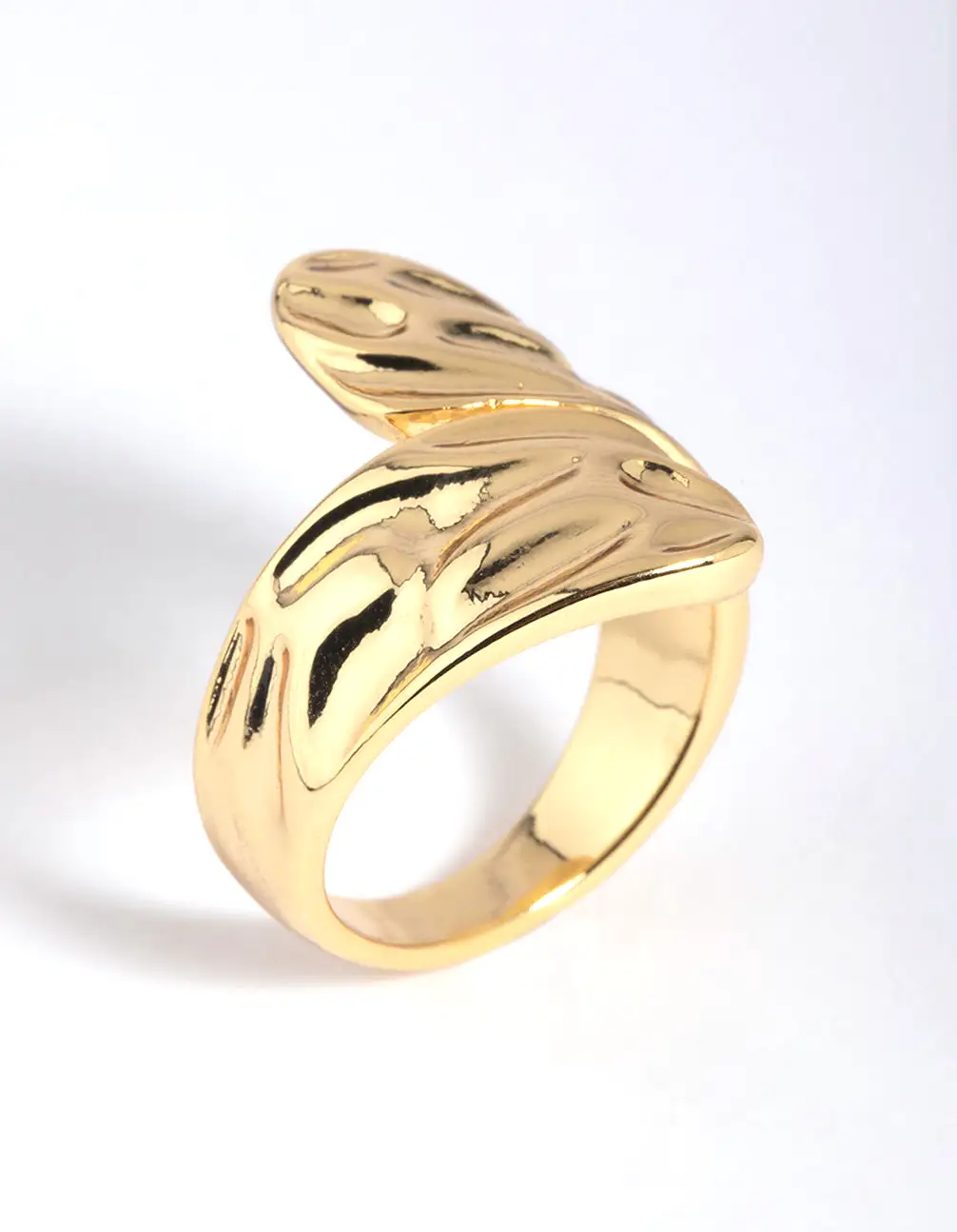 Gold Molten Wrap Ring