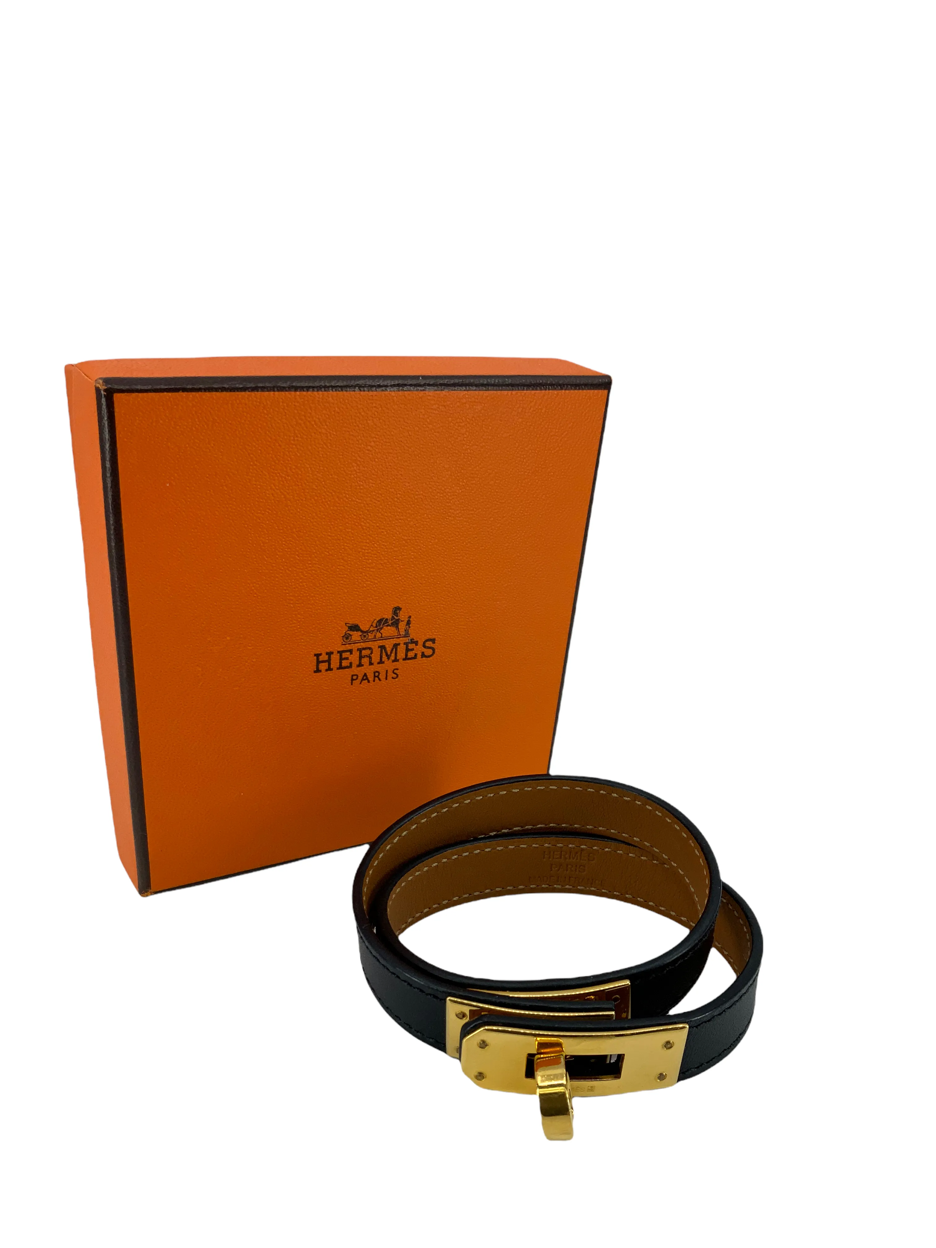 Hermes Kelly Double Tour Bracelet Size M