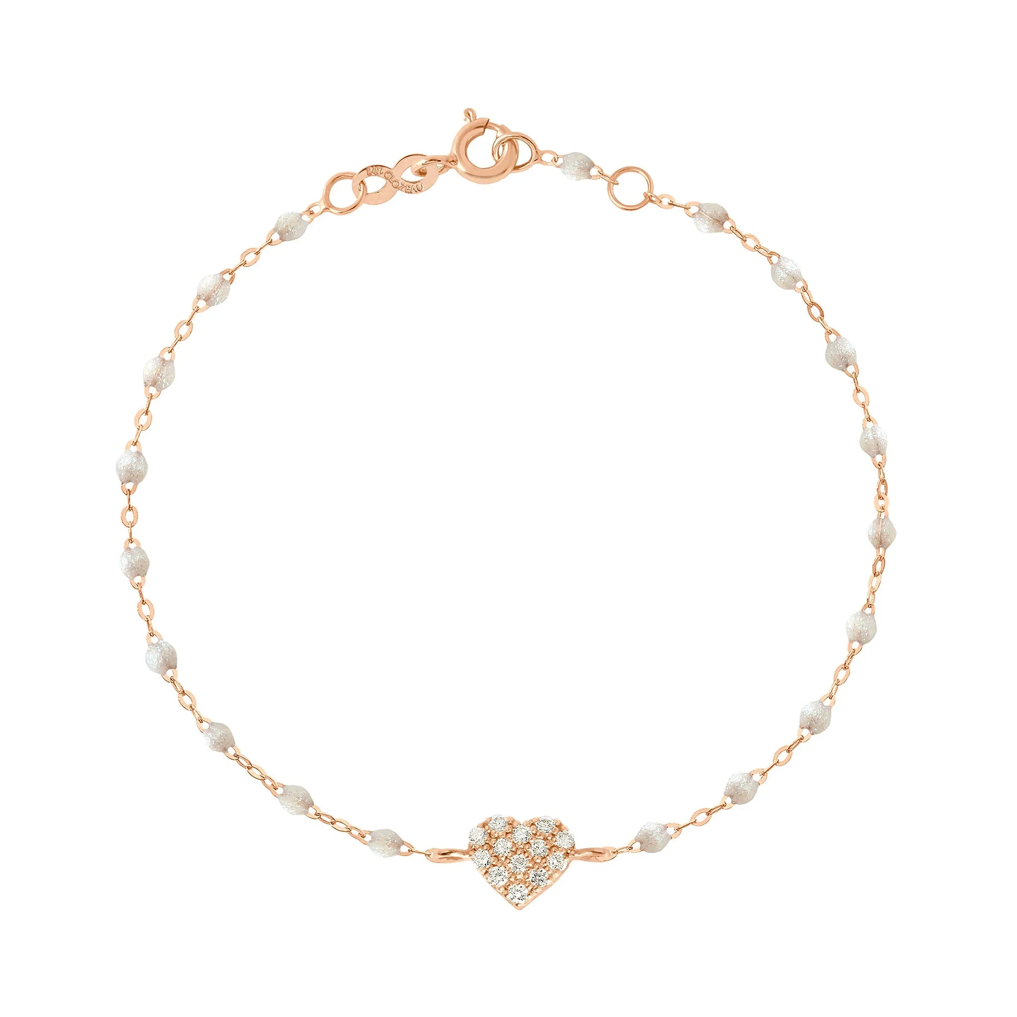 In Love Diamond Bracelet, Opal, Rose Gold, 6.7