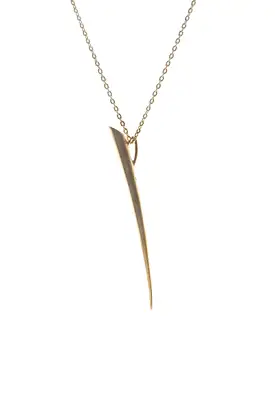 Jett Necklace, Gold