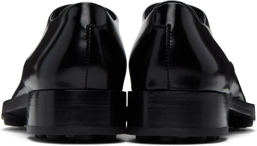 Jil Sander Black Leather Oxfords