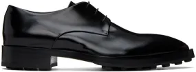 Jil Sander Black Leather Oxfords