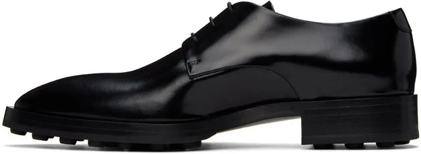 Jil Sander Black Leather Oxfords