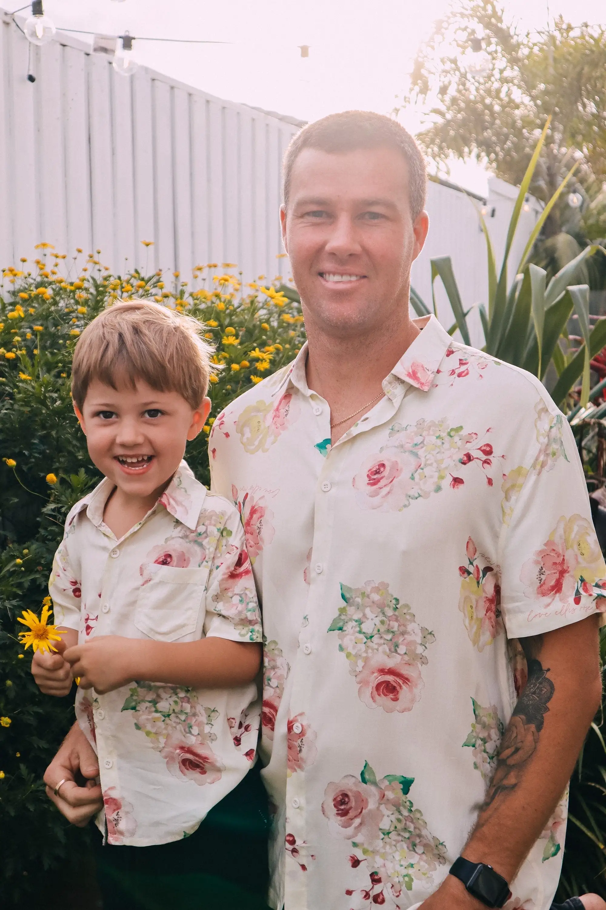 Kid's Button Up Shirt - Exclusive Floral Dream Print