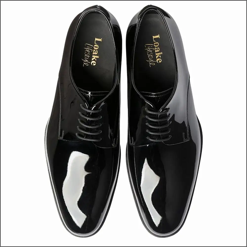 Loake Bow Black Leather Dress Shoe*