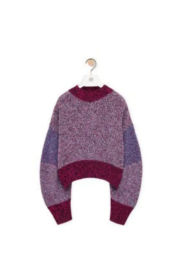 LOEWE  |Monogram Casual Style Unisex Wool Long Sleeves Party Style