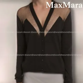 Max Mara Studio  |Casual Style Wool Silk Blended Fabrics Street Style