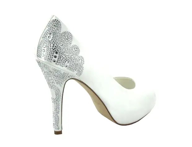 Menbur Angelina Ivory Peeptoe shoe - 6509