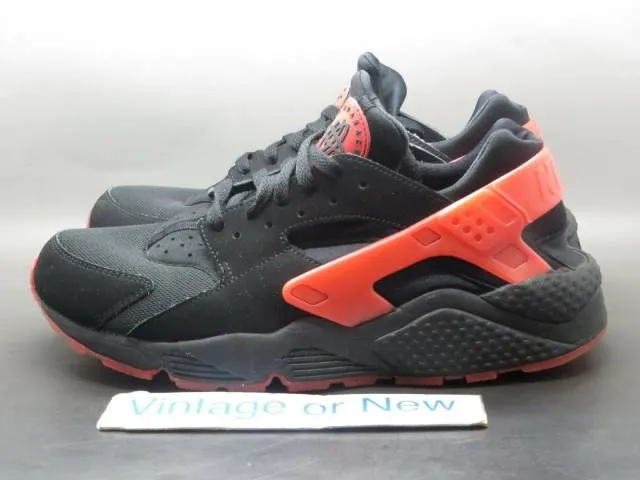 Men's nike air huarache run qs love hate pack running shoes 700878-006 sz 10.5